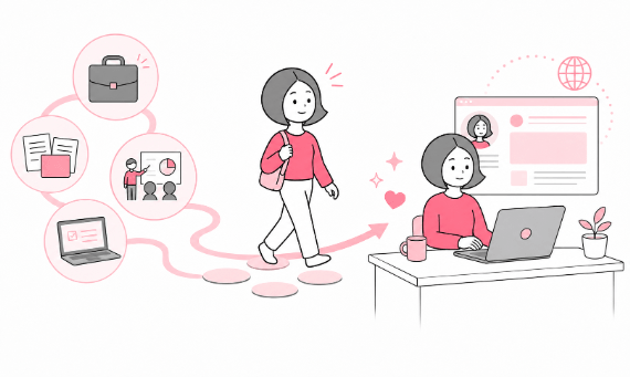 表面だけを書いていた経歴の奥に、今につながる意味を発見