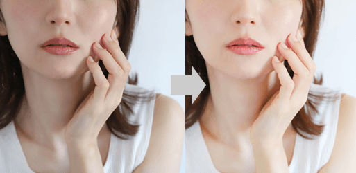 写真を自然な彩度に調整する